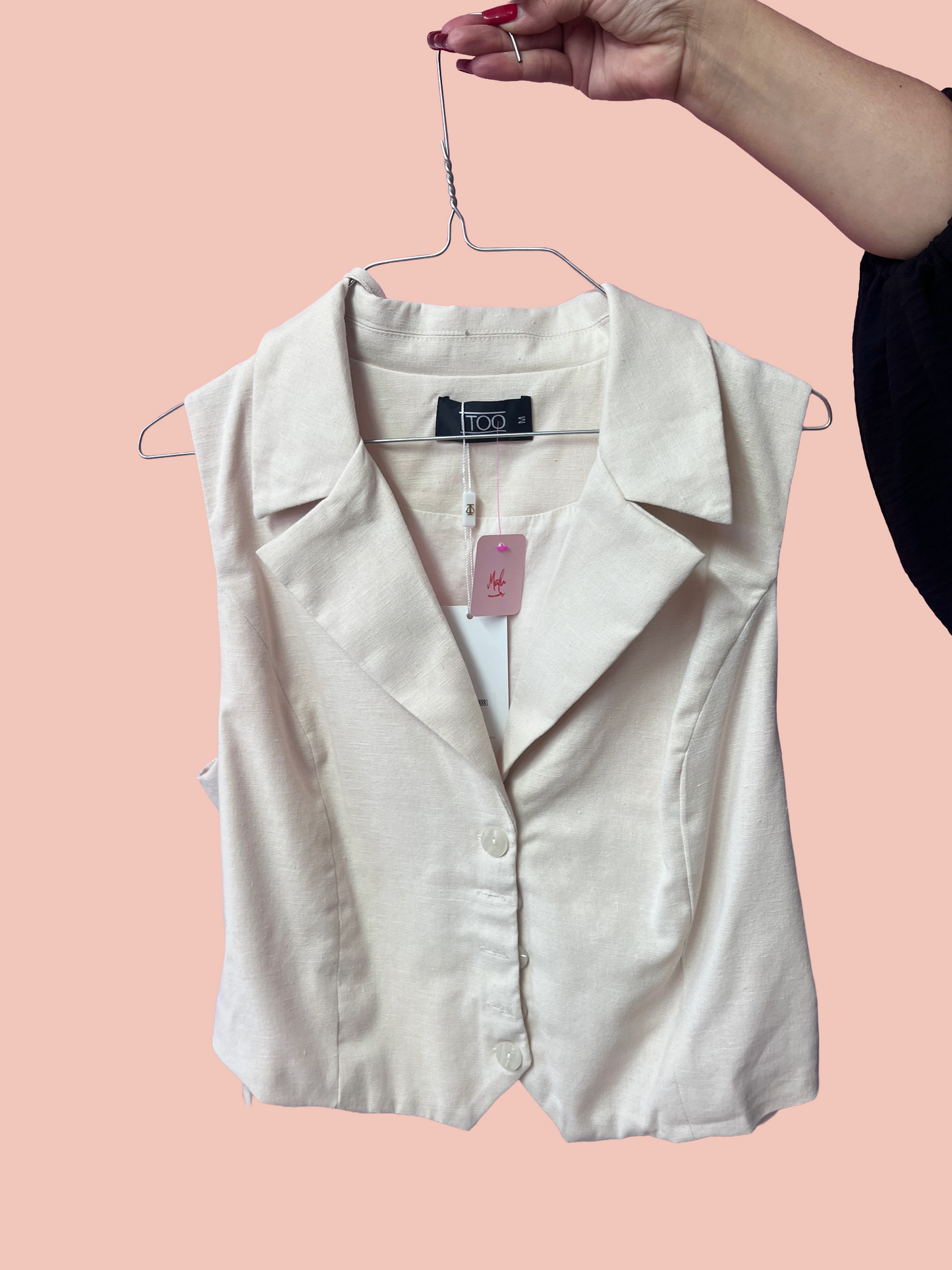 Cream Vest