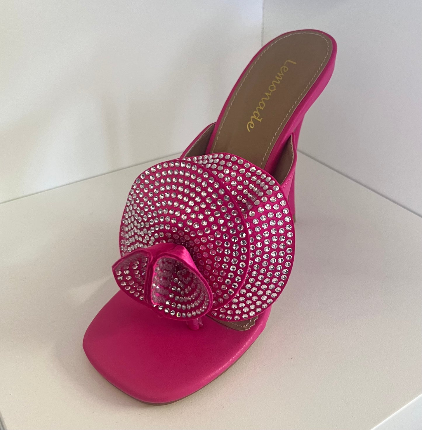 Pink Flower Heel