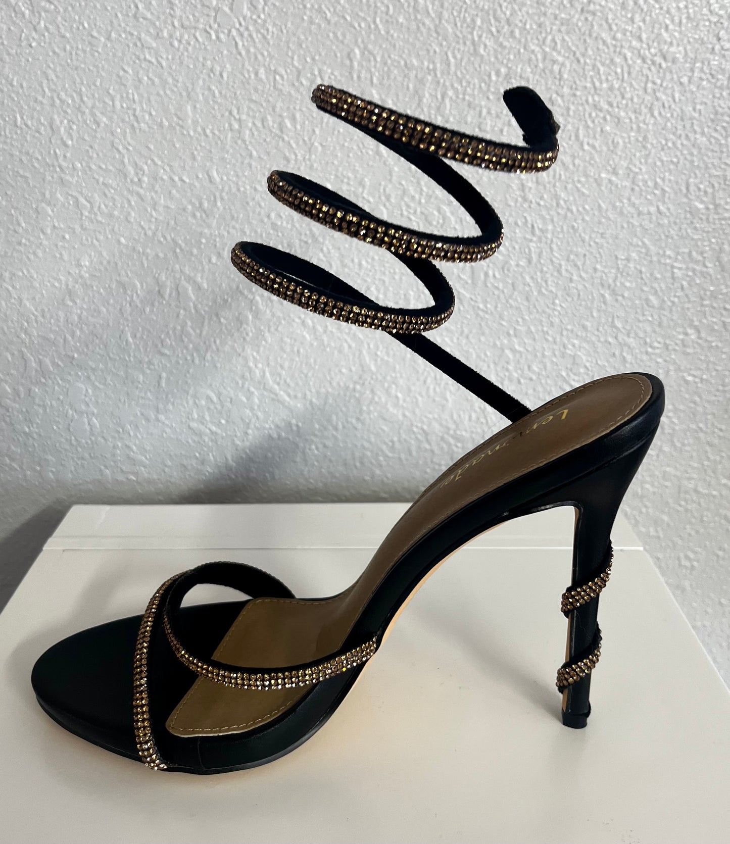 Black Wrap Around Heel