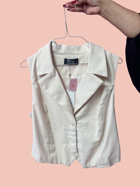 Cream Vest