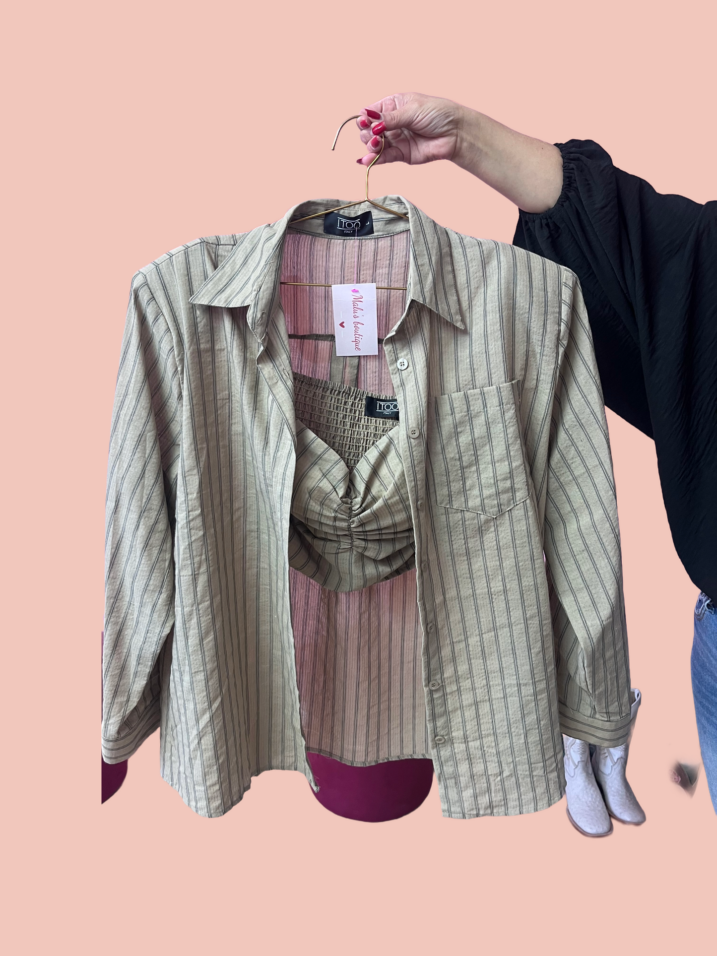 Striped Long Sleeve Set