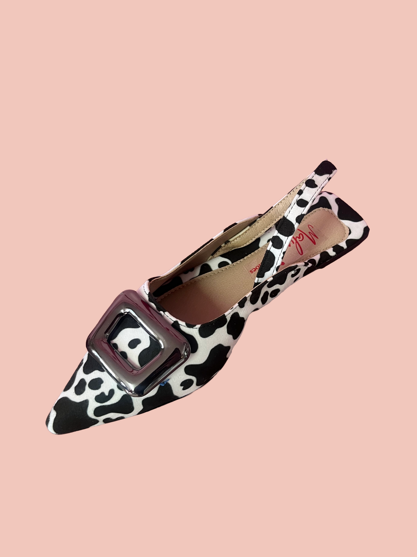 Cow Print Flats