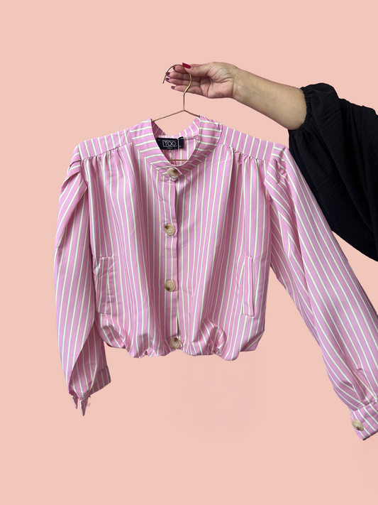 Pink Striped Shirt
