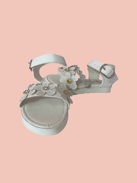Kids White Sandals